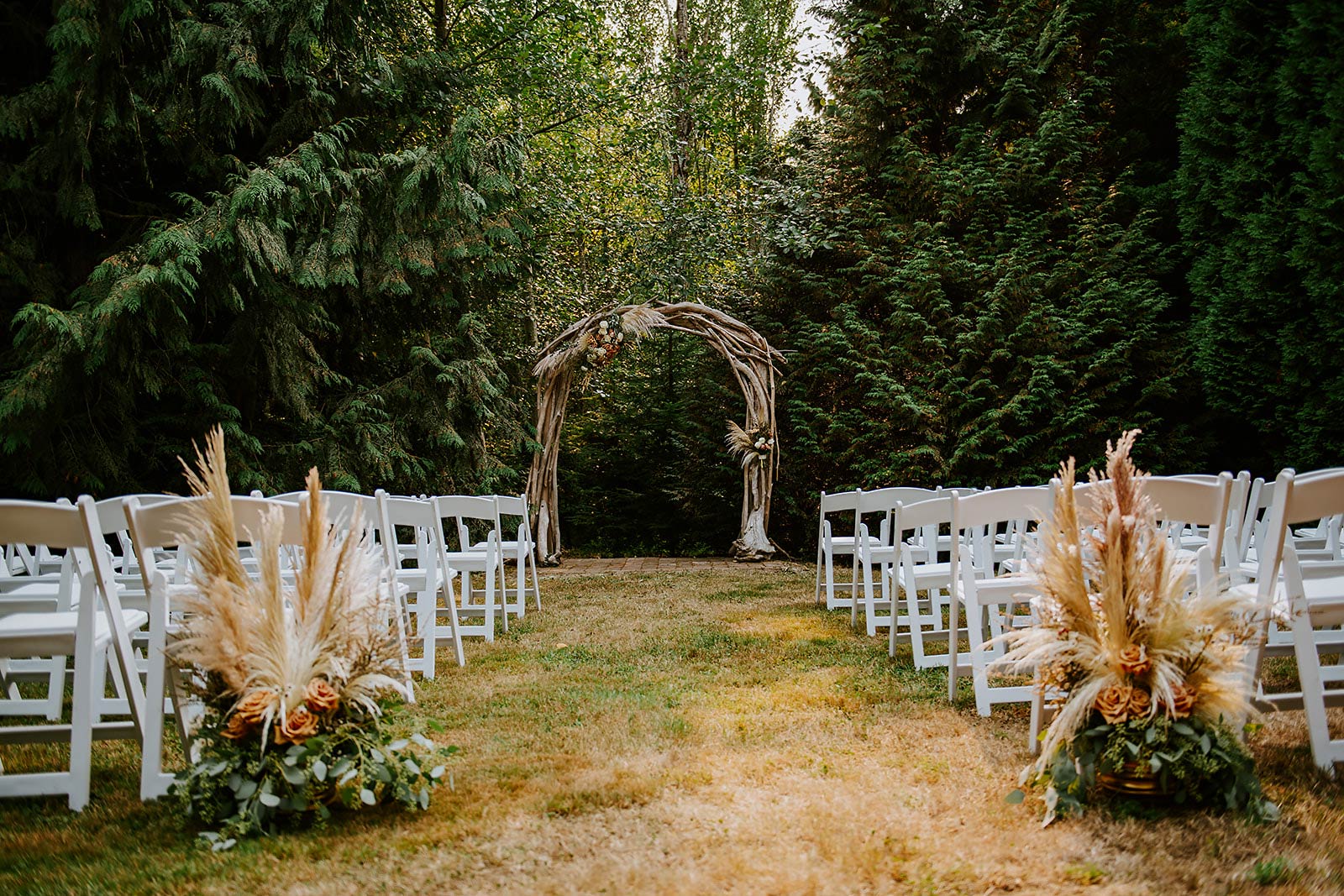 The Coastal Weddings driftwood arch