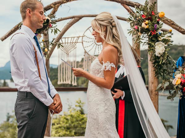 Caroline and Colin Wedding - West Coast Wilderness Lodge