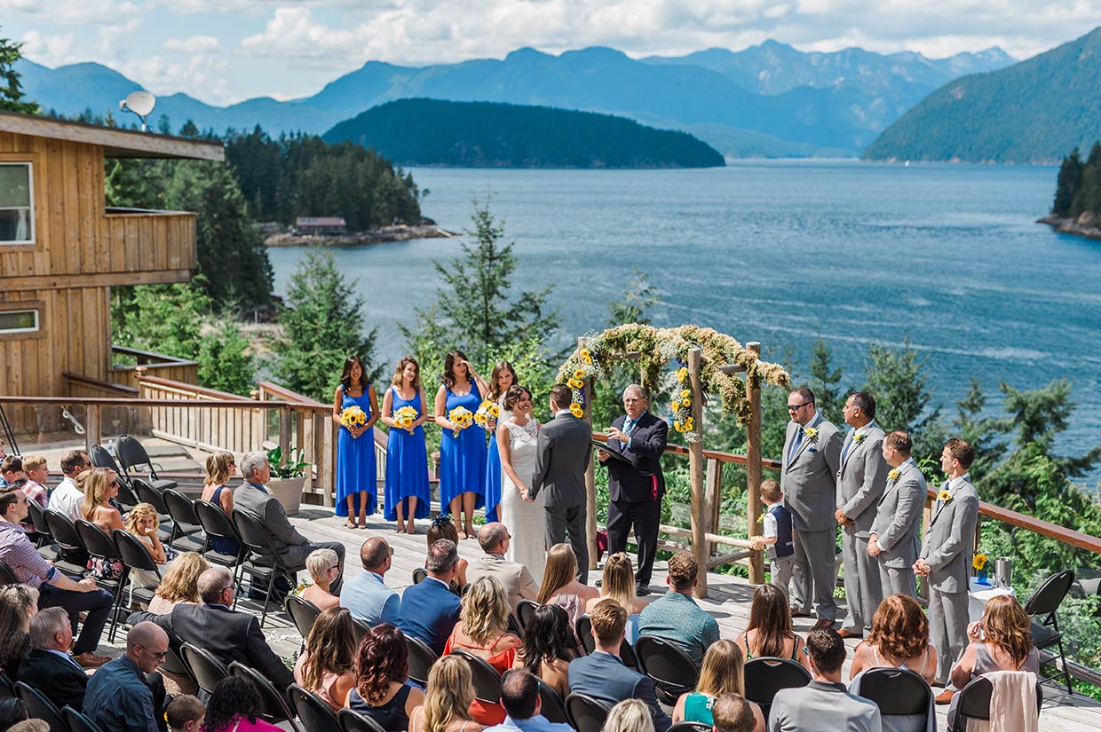 Large Weddings on the BC Sunshine Coast