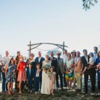 Emily and Neil oceanfront beach wedding at Painted Boat Resort