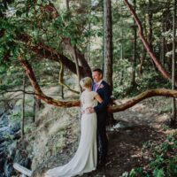 Emily and Neil oceanfront beach wedding at Painted Boat Resort