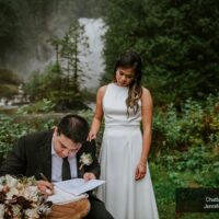 Felicia & Mike Elopement at Chatterbox Falls, Princess Louisa Inlet