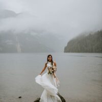 Felicia & Mike Elopement at Chatterbox Falls, Princess Louisa Inlet