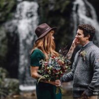 Kelley & Davis Elopement - Homesite Creek Waterfalls