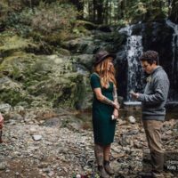 Kelley & Davis Elopement - Homesite Creek Waterfalls