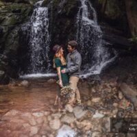 Kelley & Davis Elopement - Homesite Creek Waterfalls