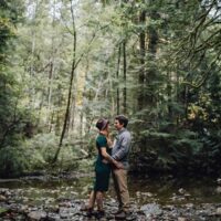 Kelley Davis Elopement - Homesite Creek Waterfalls