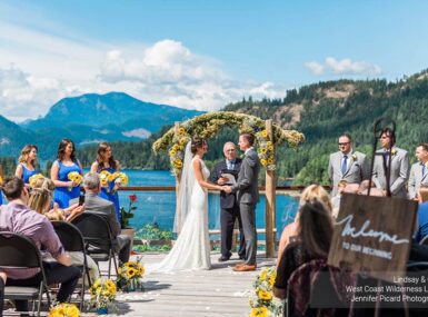 Lindsay & Chris Wedding - West Coast Wilderness Lodge, Egmont, BC