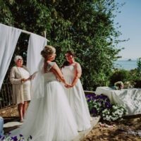 Nicole and Katie Wedding - Sunshine Coast oceanfront