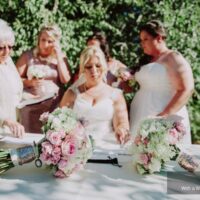 Nicole and Katie Wedding - Sunshine Coast oceanfront