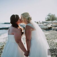 Nicole and Katie Wedding - Sunshine Coast oceanfront