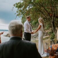 Laura & Tim - Elopement at Bakers Beach, Sunshine Coast BC