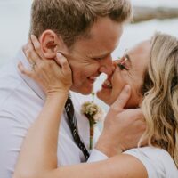 Laura & Tim - Elopement at Bakers Beach, Sunshine Coast BC