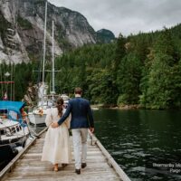 Eliza and Chester Elopement - Thormanby Island & Chatterbox Falls