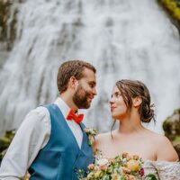 Coastal Weddings: Rebecca & Jared's Elopement - Chatterbox Falls & Marion Lake