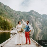 Coastal Weddings: Rebecca & Jared's Elopement - Chatterbox Falls & Marion Lake