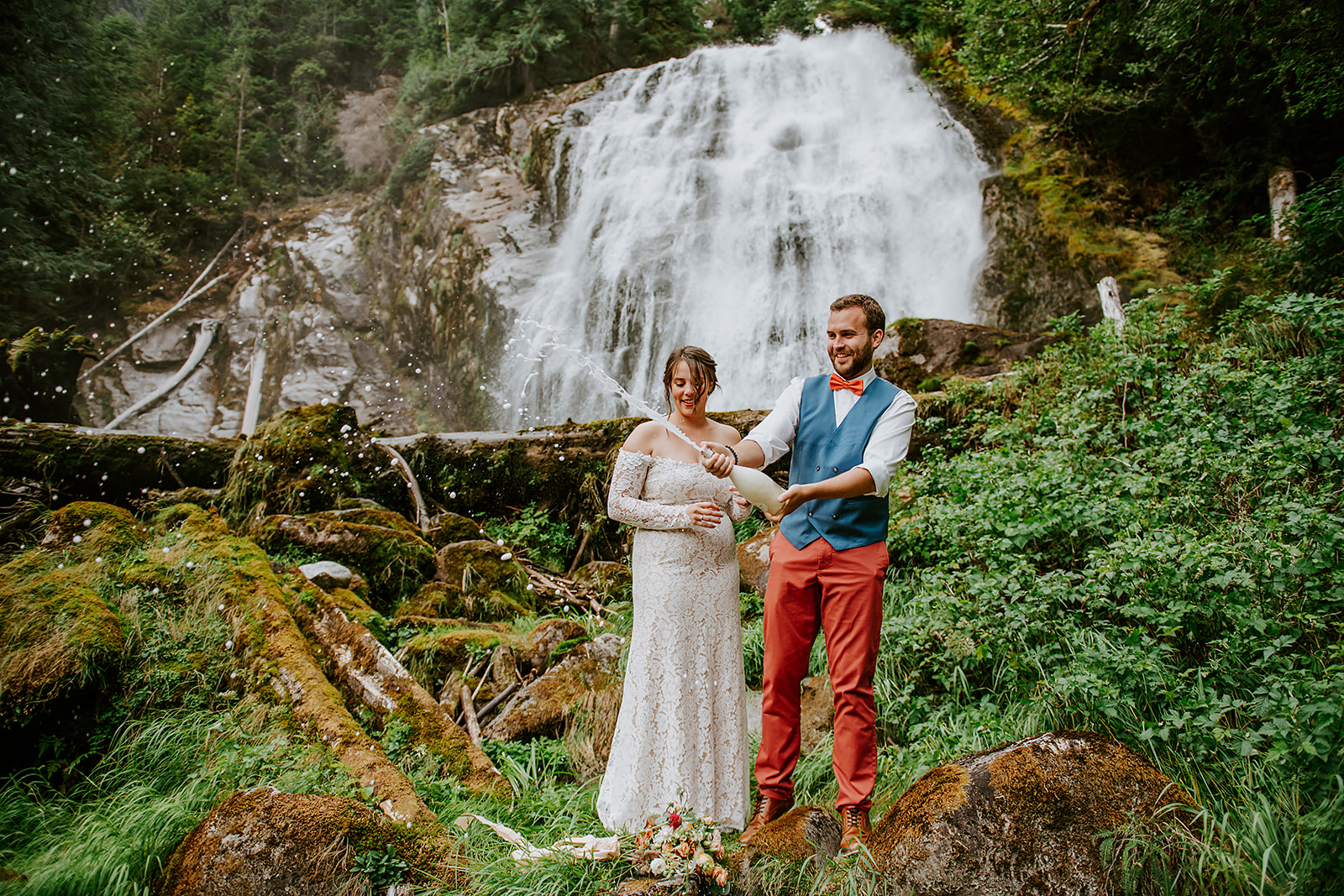 Chatterbox Falls Adventure elopement