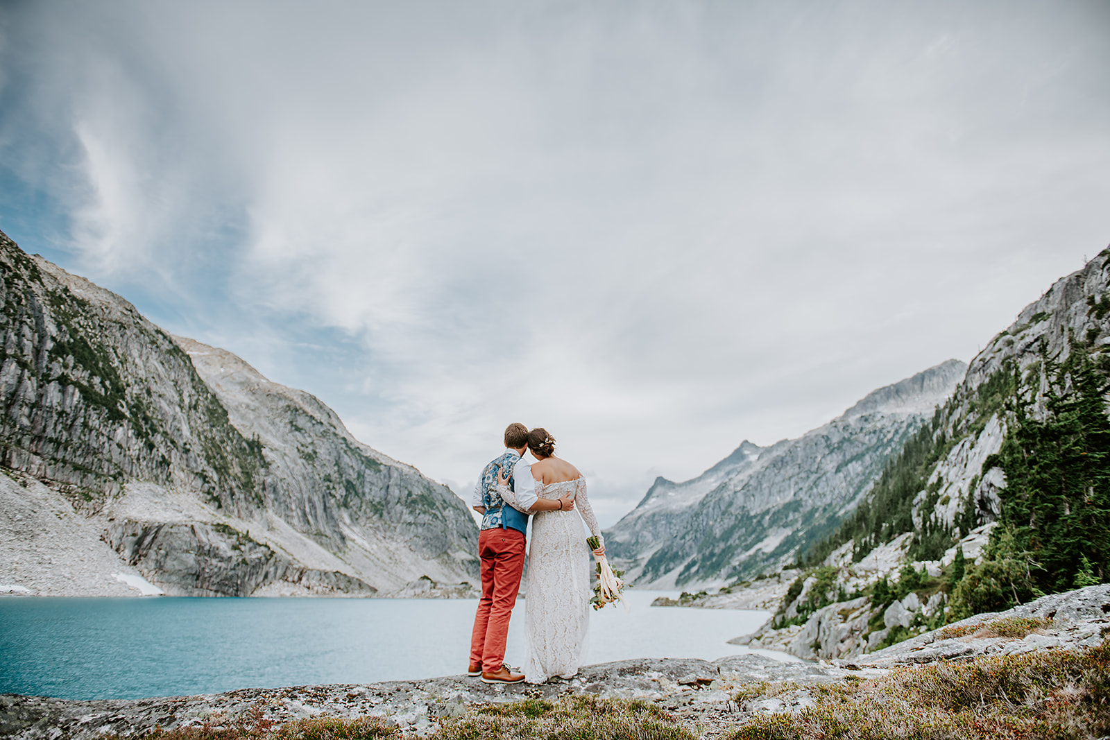 Adventure Elopement At Glacial Lake