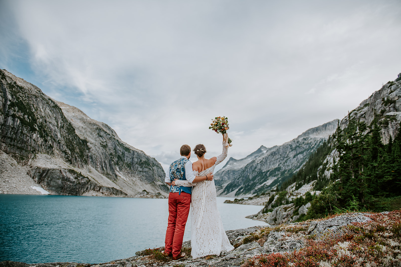 Adventure Elopement At Glacial Lake