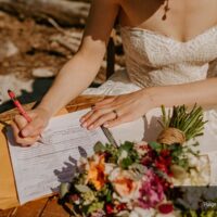 Amelia and Phillip - Adventure Elopement - Alpine Lake