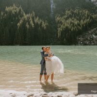 Amelia and Phillip - Adventure Elopement - Alpine Lake