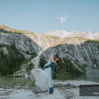 Amelia and Phillip - Adventure Elopement - Alpine Lake