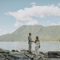 Lynne and Sean Elopement | Fish Hook Beach