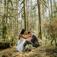 Michelle & Kevin Elopement at Cliff Gilker, Sunshine Coast BC