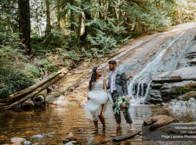 Michelle & Kevin Elopement at Cliff Gilker, Sunshine Coast BC