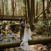 Michelle & Kevin Elopement at Cliff Gilker, Sunshine Coast BC