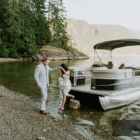 Skye and Spencer Elopement - Pipers Point (Boat only location)