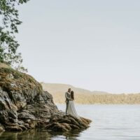 Skye and Spencer Elopement - Pipers Point (Boat only location)