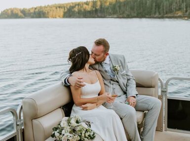 Skye and Spencer Elopement - Pipers Point (Boat only location)