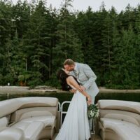 Skye and Spencer Elopement - Pipers Point (Boat only location)