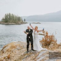 Julie and Daniel Elopement - Kunechin Point (Boat only location)