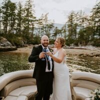 Julie and Daniel Elopement - Kunechin Point (Boat only location)