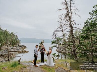 Lindsay & Christopher's Elopement at Francis Point Provincial Park