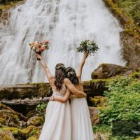 Roxanne & Katherine's Elopement at Chatterbox Falls