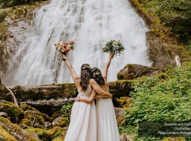 Roxanne & Katherine's Elopement at Chatterbox Falls