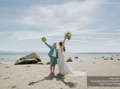 Hilary & Shay Elopement - Thormanby Island