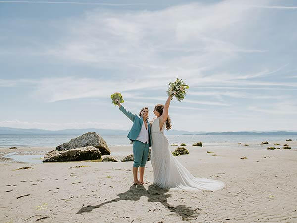 Hilary & Shay Elopement - Thormanby Island & Chatterbox Falls