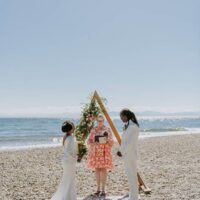 Gisele & Leandre Elopement | Roberts Creek Beach