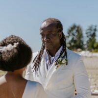 Gisele & Leandre Elopement | Roberts Creek Beach