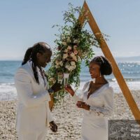 Gisele & Leandre Elopement | Roberts Creek Beach