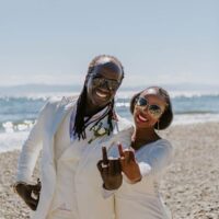 Gisele & Leandre Elopement | Roberts Creek Beach