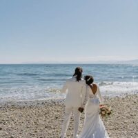 Gisele & Leandre Elopement | Roberts Creek Beach