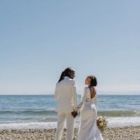 Gisele & Leandre Elopement | Roberts Creek Beach