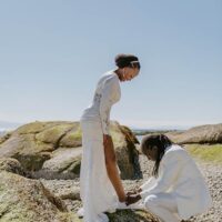 Gisele & Leandre Elopement | Roberts Creek Beach