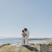 Gisele & Leandre Elopement | Roberts Creek Beach