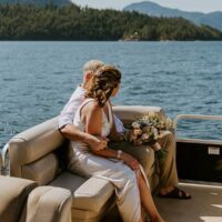 Rebecca and Brad - Elopement via boat to Private Island